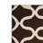 Trellis Black Indoor and Outdoor Area Rug