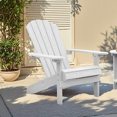 Chaise Adirondack en plastique pour patio