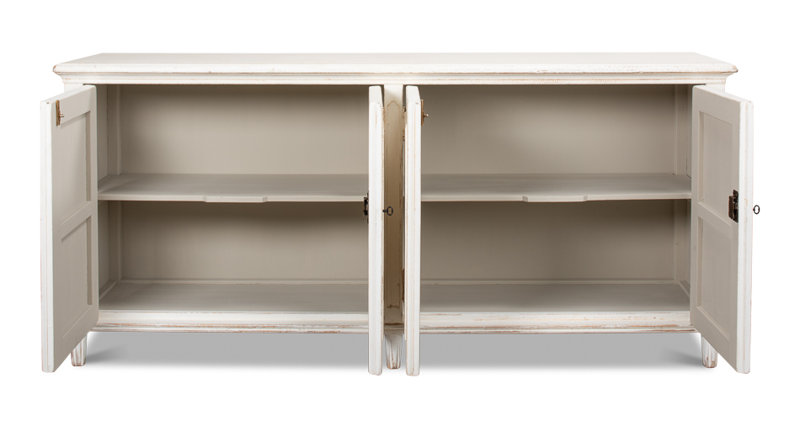 Ribbon 78'' W Solid Wood Sideboard