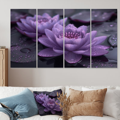 Ensemble de décoration murale Saltzman - Lotus