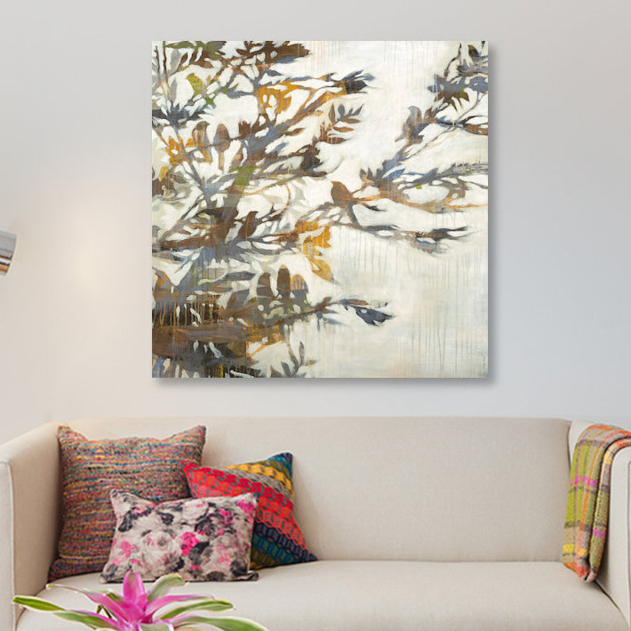«Flock Together», reproduction sur toile, H 18 po x l 18 po x P 1,5 po, Toile tendue