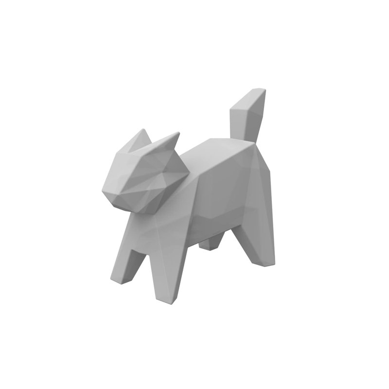 Origami - Koneko Statue, Ice