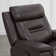 Puspha 37'' W Modern Vegan Leather Swivel Manual Recliner
