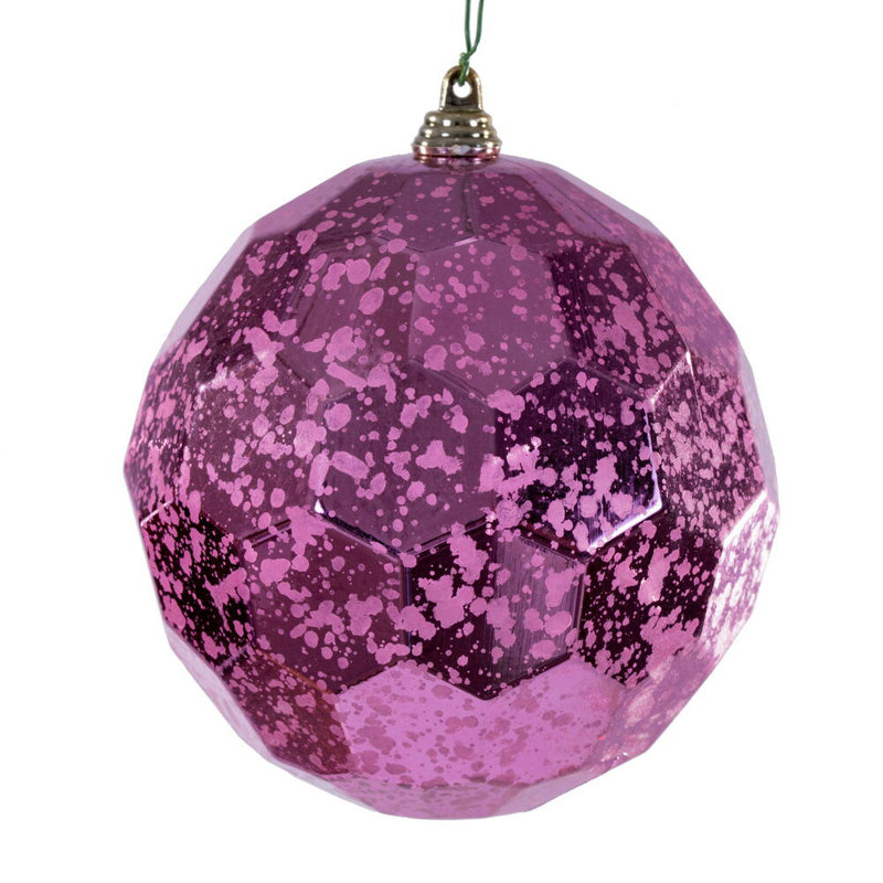 5" Shatterproof Holiday Ornament, Pink