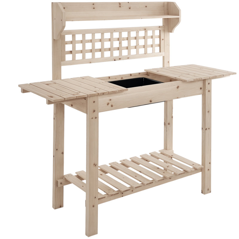 Banc de jardin en bois Estefano, Brun