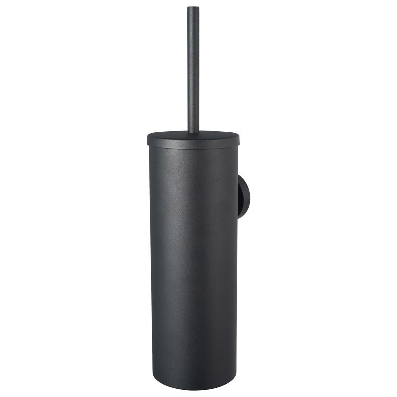 Haceka Cosmos toilet brush in matt black, Matt black