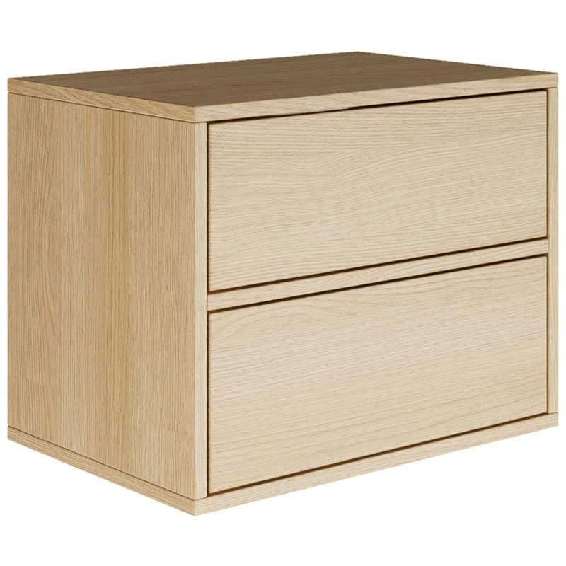 50cm W Manufactured Wood Bedside Table