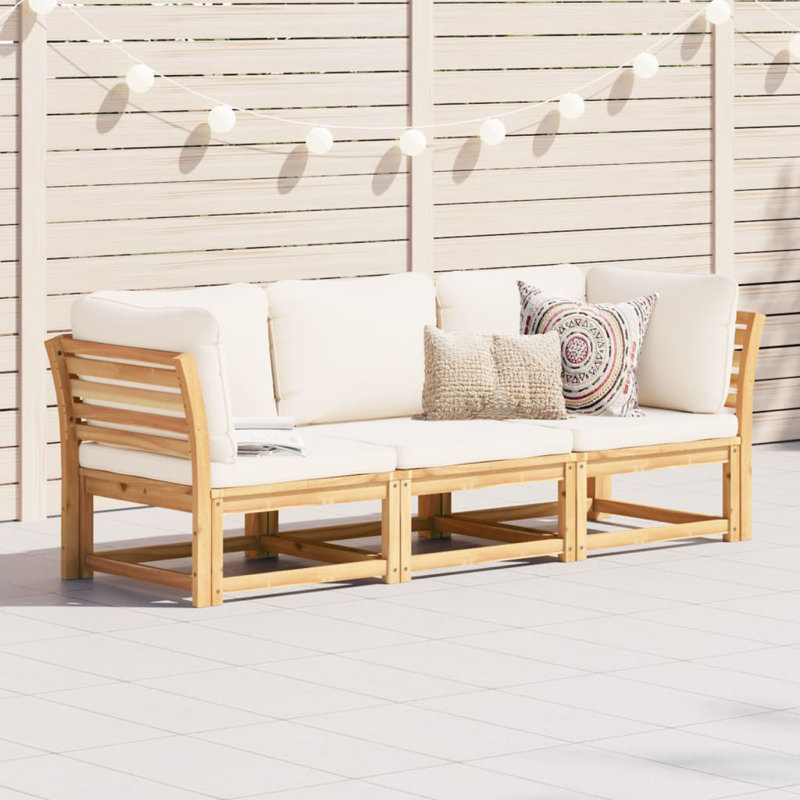 Ensemble de salon de patio avec coussins 3 pièces Lark Manor ™