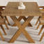 Table de salle à manger brune-1908744650