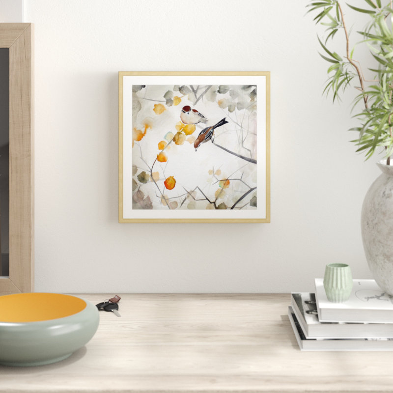 Christine Lindstrom - Single Picture Frame Painting, 41cm H x 41cm W x 3.81cm D