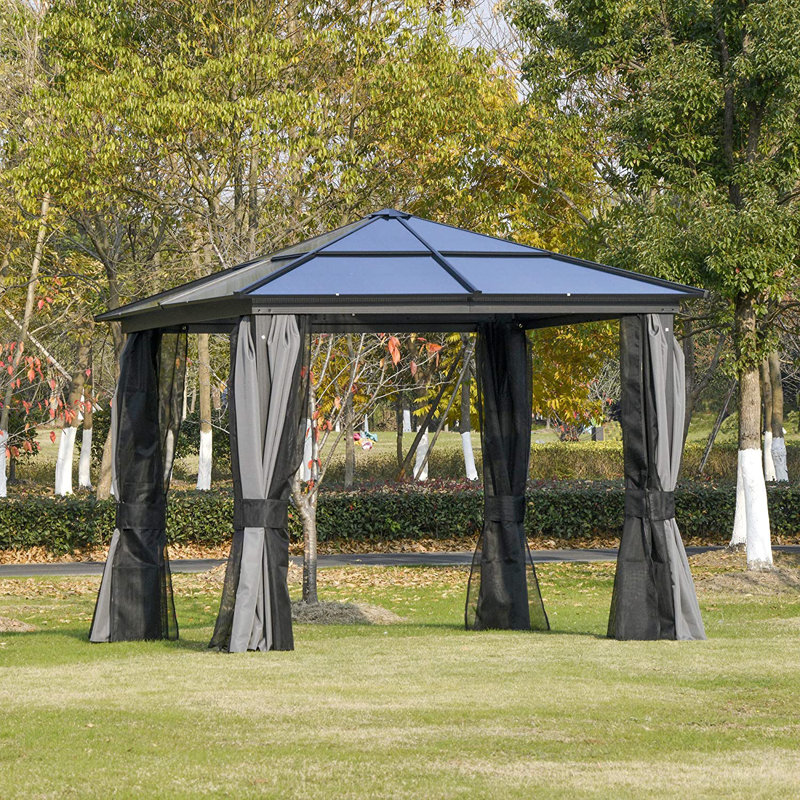 3 x 3(m) Patio Gazebo, Grey