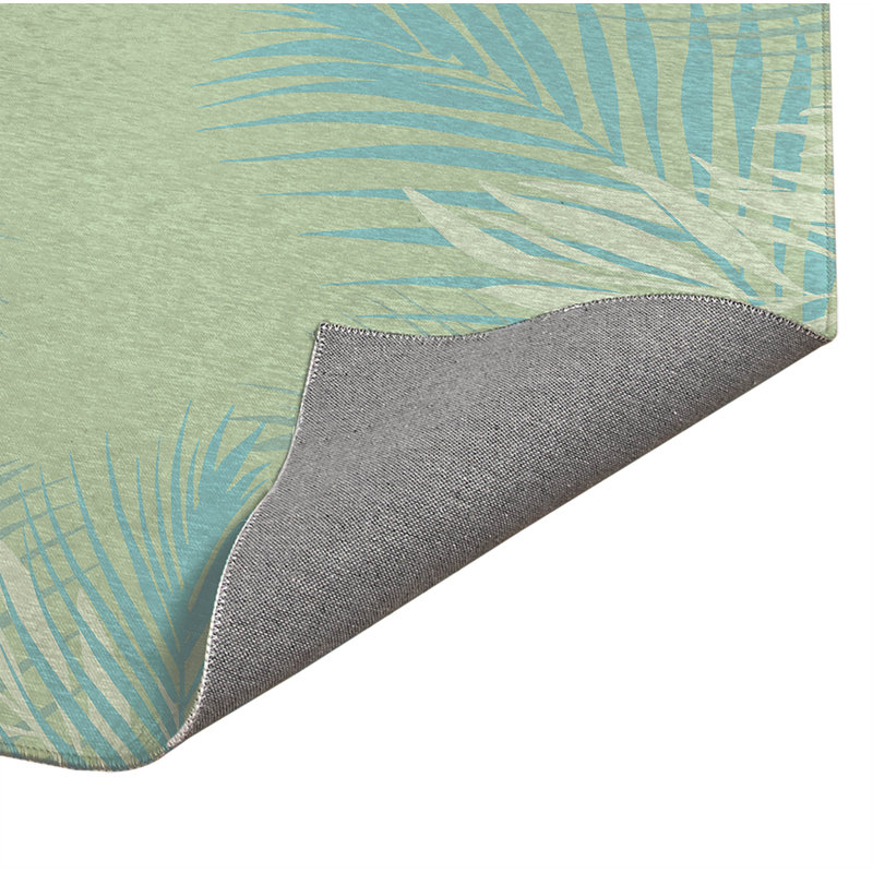 Tapis de cuisine léger antidérapant Waving Palm, Rectangle 5 pi x 7 pi