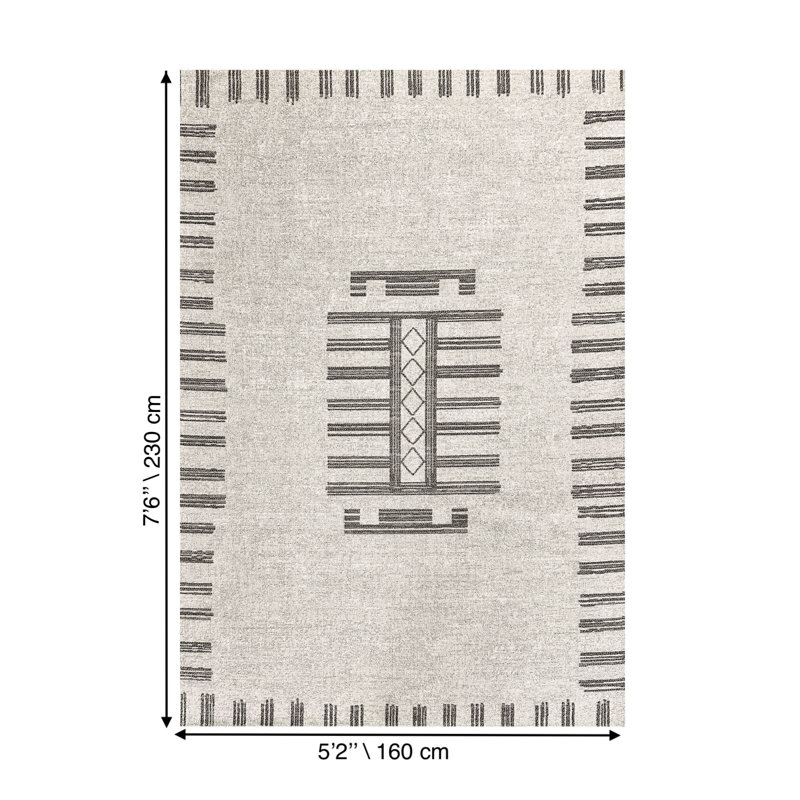 Tapis Larrauri, Rectangle 5 pi 3 po x 7 pi 6 po