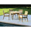 Algarve Outdoor Round Teak Dining Table-1734170459