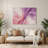Gradient Abstract 71 Beige Metal Wall Art