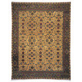 Arak Wool Oriental Area Rug in Gold/Green