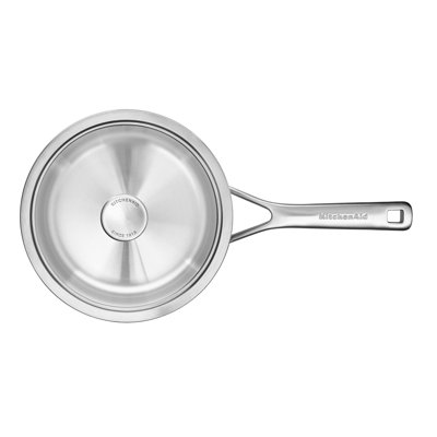 KitchenAid Multi-Ply Stainless Steel Saucepan with Lid