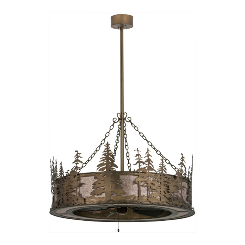 Tall Pines Downrod Ceiling Fan
