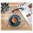 Floortex Hometex Pack of 2 Anti-Microbial Circular Table Mats -12" Diameter
