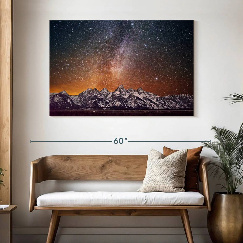 Oberle Voie Lactée sur Grand Teton, H 32 po x l 48 po