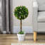 60cm Faux Flowering Topiary in Pot-1635763365