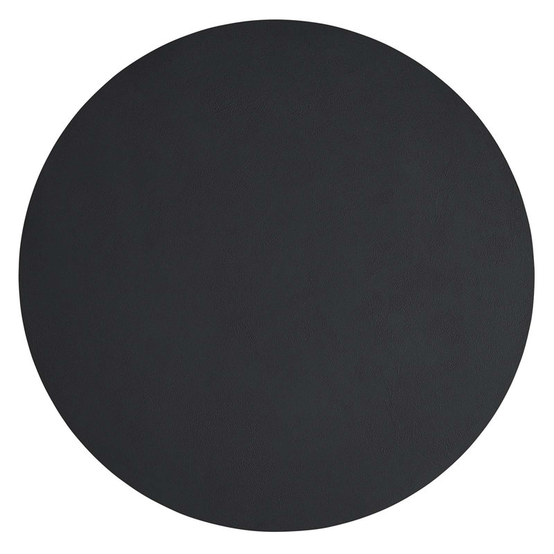 Caspian Black Round Concrete and MDF Dining Table