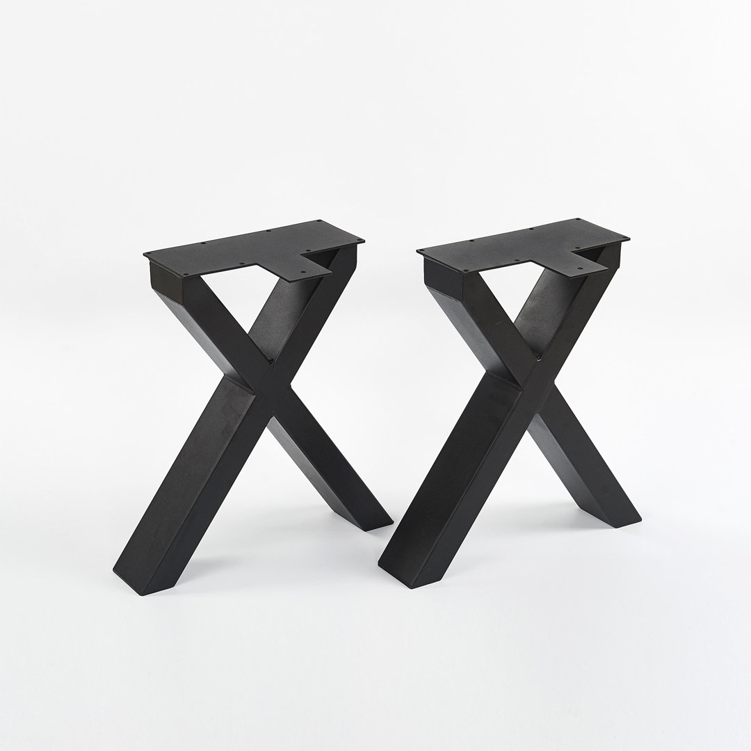 X-Type Table Leg (Set of 2) Breakwater Bay 