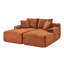 Chaise longue double compressible avec porte-gobelets-728933185-728933187