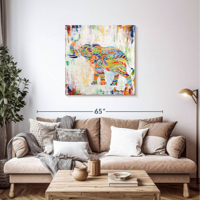 Brampt Magical Elephant, 36" H x 36" W