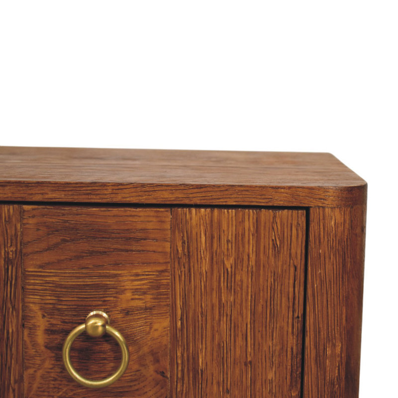 35cm W Solid Wood Bedside Table