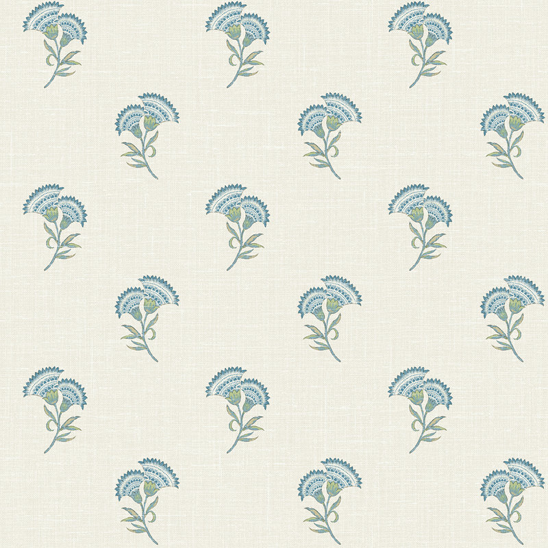 Floral Roll, Blue Bell/Garden Herb