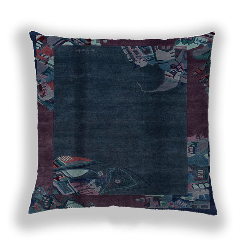 Coussin Abstract 1904, Microsuède