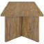 Table de salle à manger en bois d'ingénierie Mango