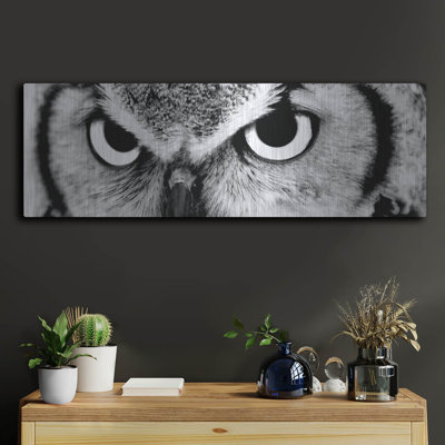 Owl' by Photoinc Studio, Metal Wall Art