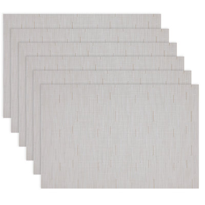 Mehinder Plastic / Acrylic Geometric Rectangle Placemat