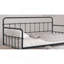 Lit de jour simple en métal 1pc avec structure de tuyau en métal de style contemporain avec lit gigogne-166566867
