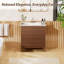 Katie avec évier, évier autoportant Katie de style Mid-Century avec rangement, évier encastré en céramique, structure en panneau de particules avec stratifié grain de bois-1416553809-1437596681