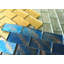Carrelage mosaïque en verre brillant à joint brique 11,82 po x 12,01 po Galaxy-36933027