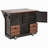 54" Farmhouse Kitchen Island With Drop Leaf, Power Outlet, Kitchen Storage Cart With 2 Doors, 2 Drawers, Rolling Kitchen Island On 4 Large Wheels With Spice Rack For Kitchen, Dining Room-1402481351