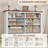 White Farmhouse 6 Drawer Dresser for Bedroom, Wooden Chest of Drawers, Rustic White Chest Drawer