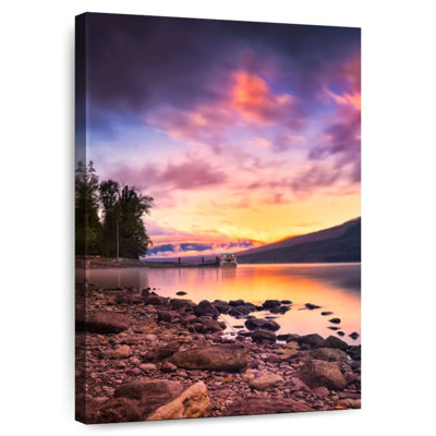 Alvord Nightfall At Lake McDonald