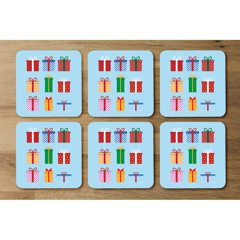 Square 6 Piece Coaster Set