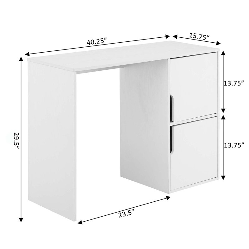 Arballo Computer Desk, White