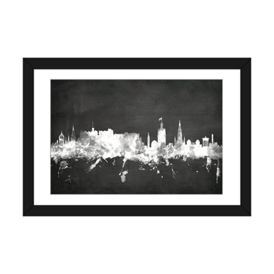 «Blackboard Skyline Series», Édimbourg, Écosse, Royaume-Uni, impression sur toile tendue
