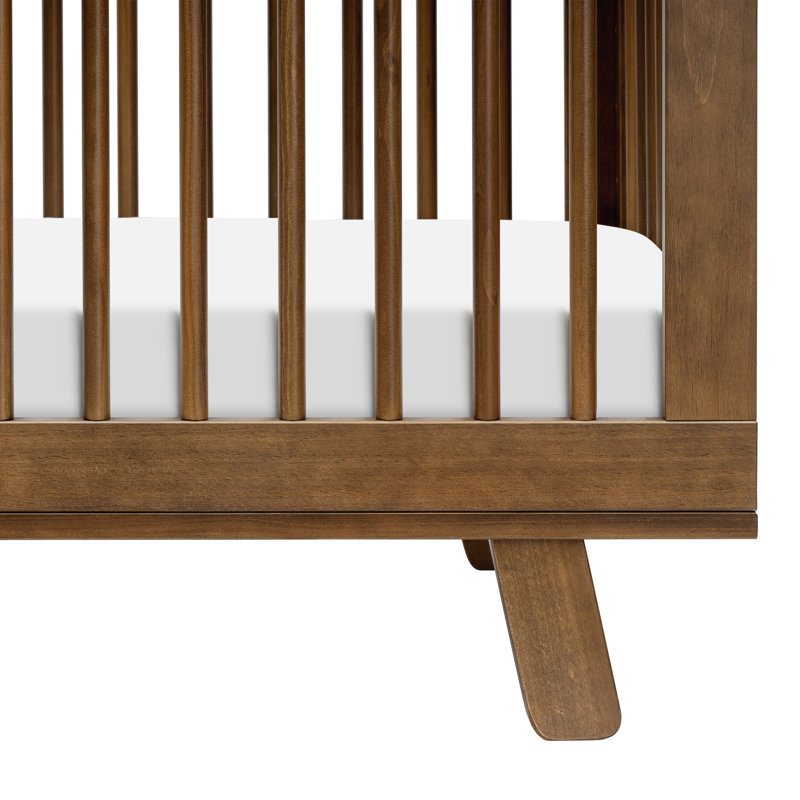 Hudson 3-in-1 Convertible Crib, Natural Walnut