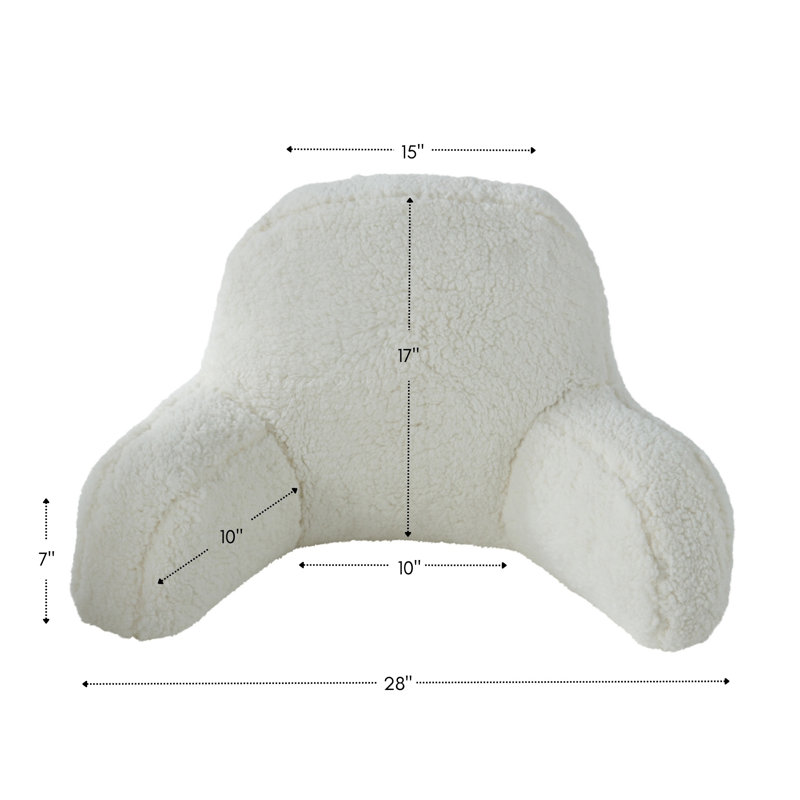 Coussin en similicuir, Crème