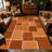Terracotta Mosaic carpet-easy to clean, machine-washable, soft and comfortable; suitable for door mats, kitchens, living rooms, bedrooms, corridors, and laundry areas. Easy to clean, durable carpet for home decoration.-130037193
