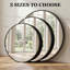 Round Metal Framed Wall Mirror-130134467-130134468