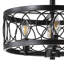 Plafonnier semi-encastré en cage 15,5 po Carreiro-1962321389