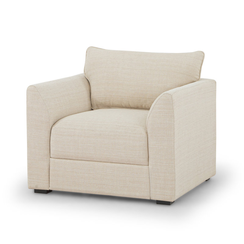 1 place Brumfield Model 15, taupe Venga, Polyester tissé de lin Flik Performance